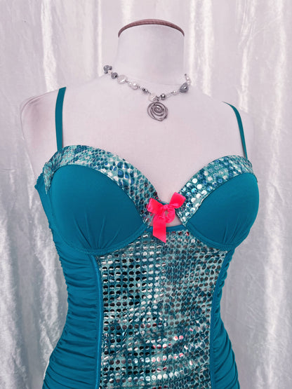 Mermaidcore cute babdyoll bustier 🧜🏻‍♀️
