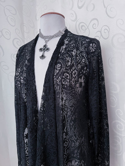 Whimsygoth lacey cardigan🕷️🕸️
