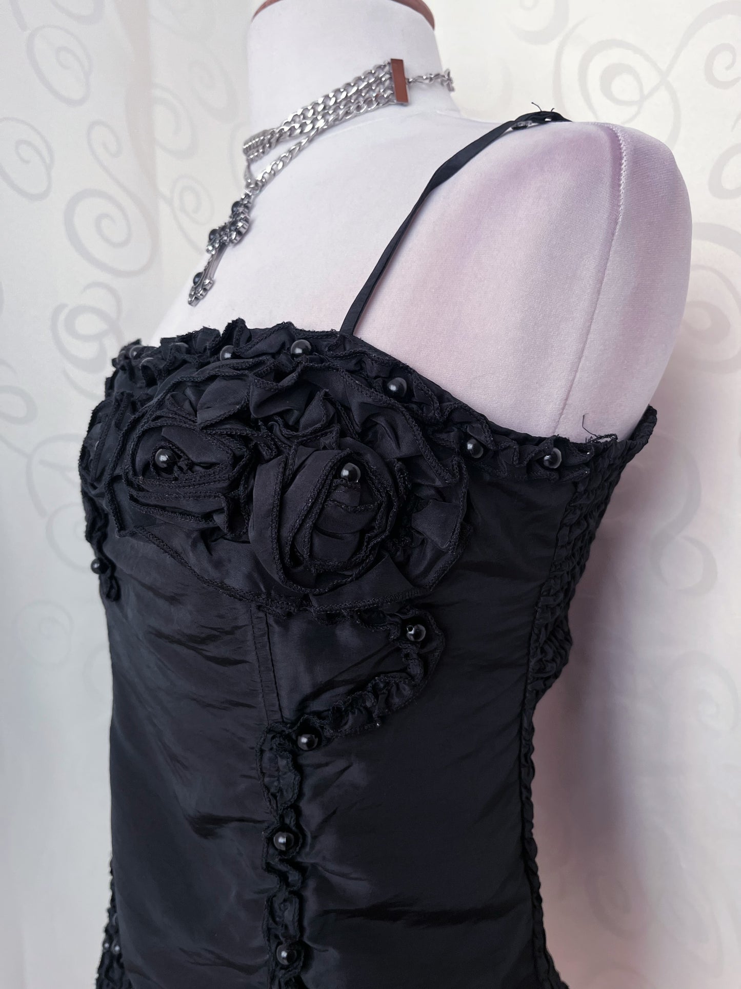 00’s Gothic / Dark Coquette black top 🥀