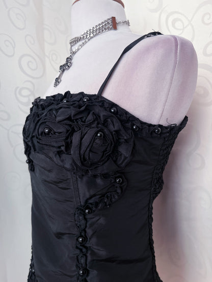00’s Gothic / Dark Coquette black top 🥀