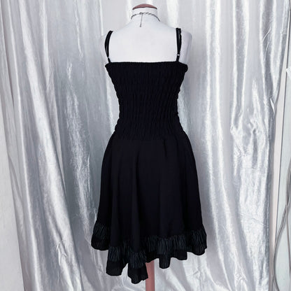 Gothic lolita black summer dress 🖤🪽