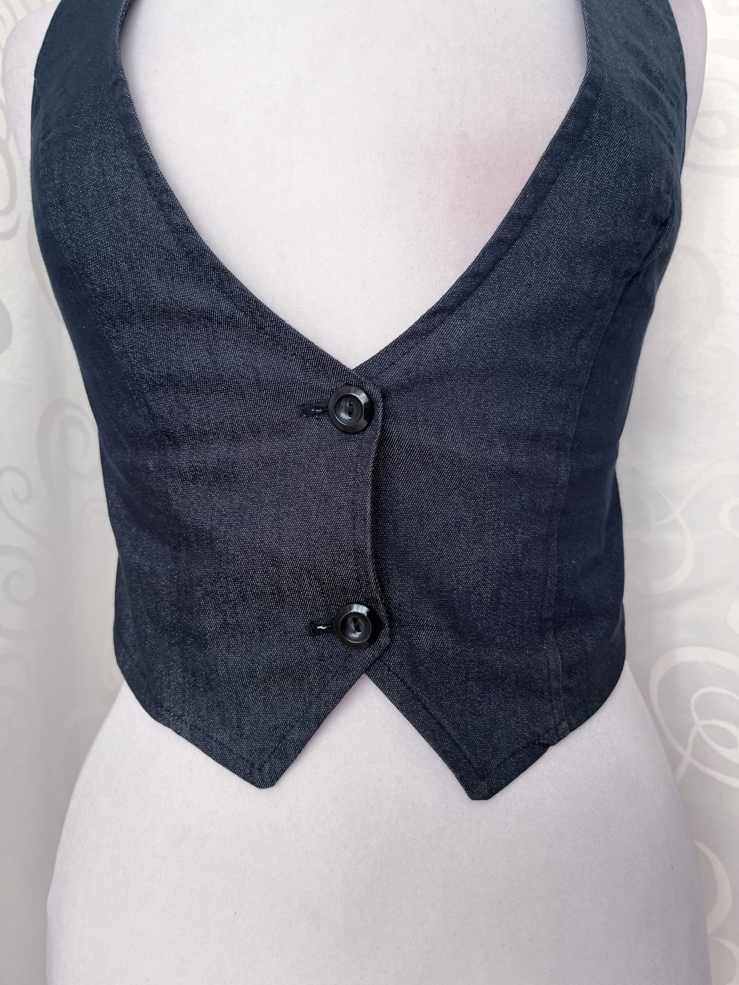 Denim dark blue vest 🌀