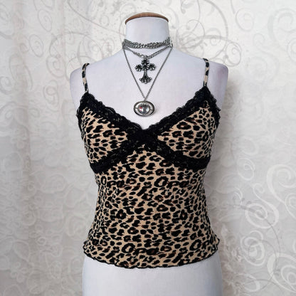 Alt leopard print Pimkie cami top 🐆🖤