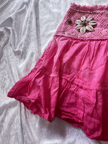 Fairy summer cotton pink skirt 💕