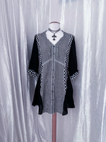 ♱Dark Coquette Milkmaid dress♱