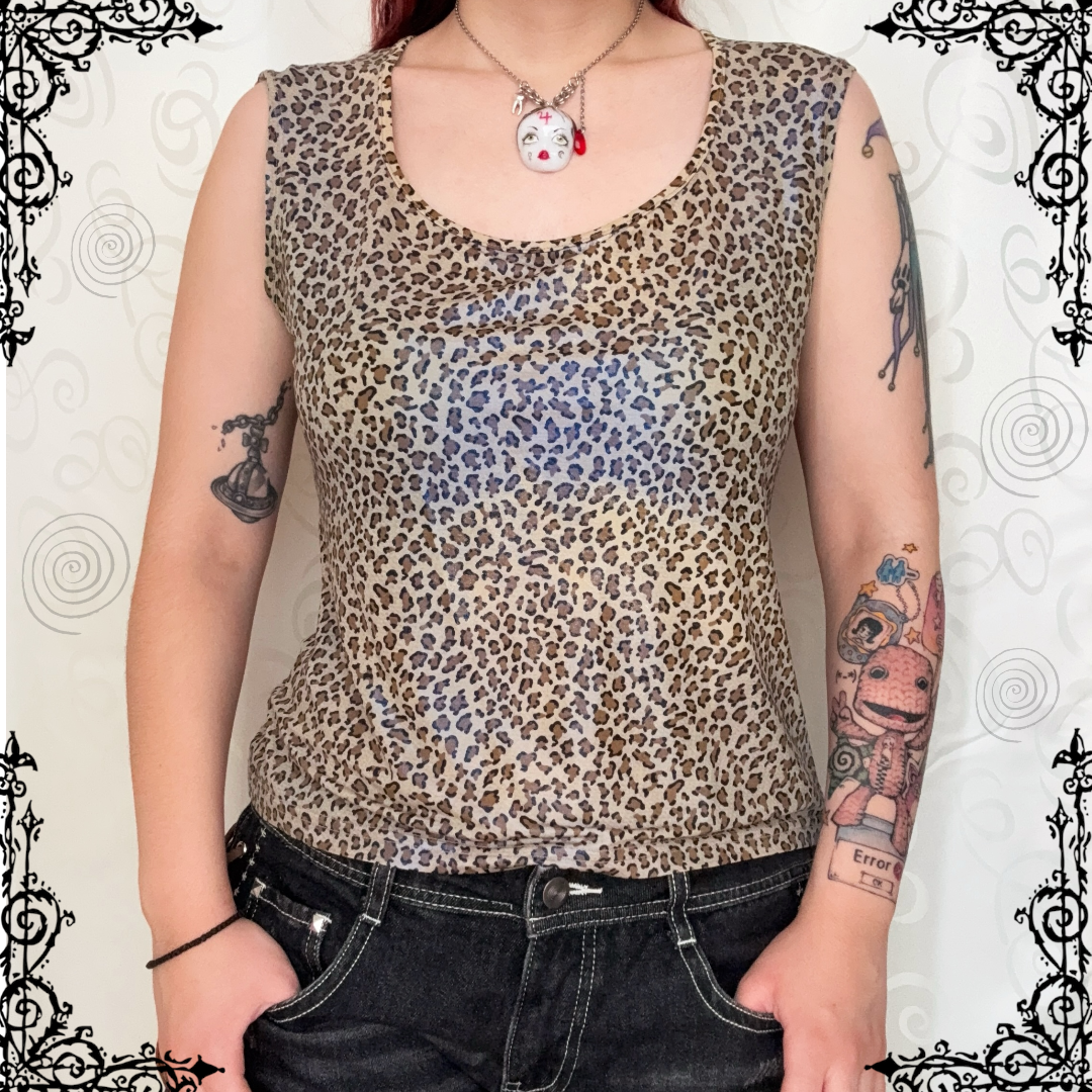 Essential animal print top 🐆
