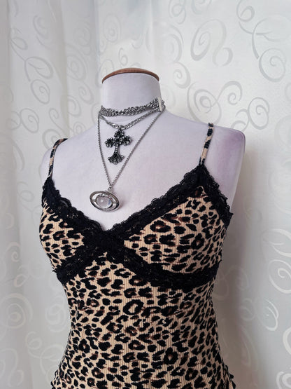 Alt leopard print Pimkie cami top 🐆🖤
