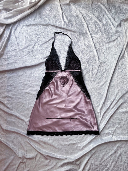 Joan Of Arc Reworked lilac saten & lace nightgown 💜🗡️