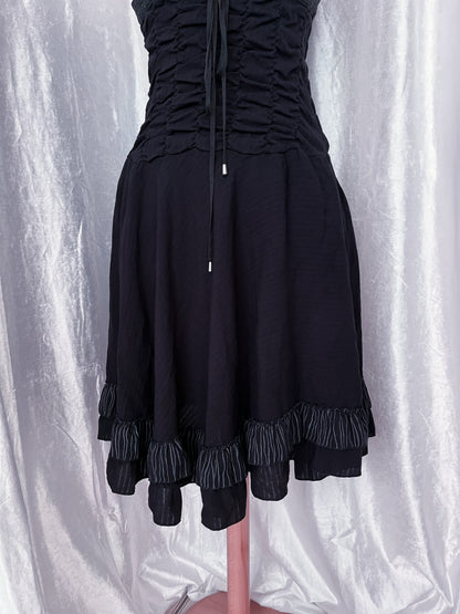 Gothic lolita black summer dress 🖤🪽