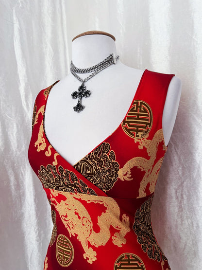 00's Orsay Asian style top 🐉