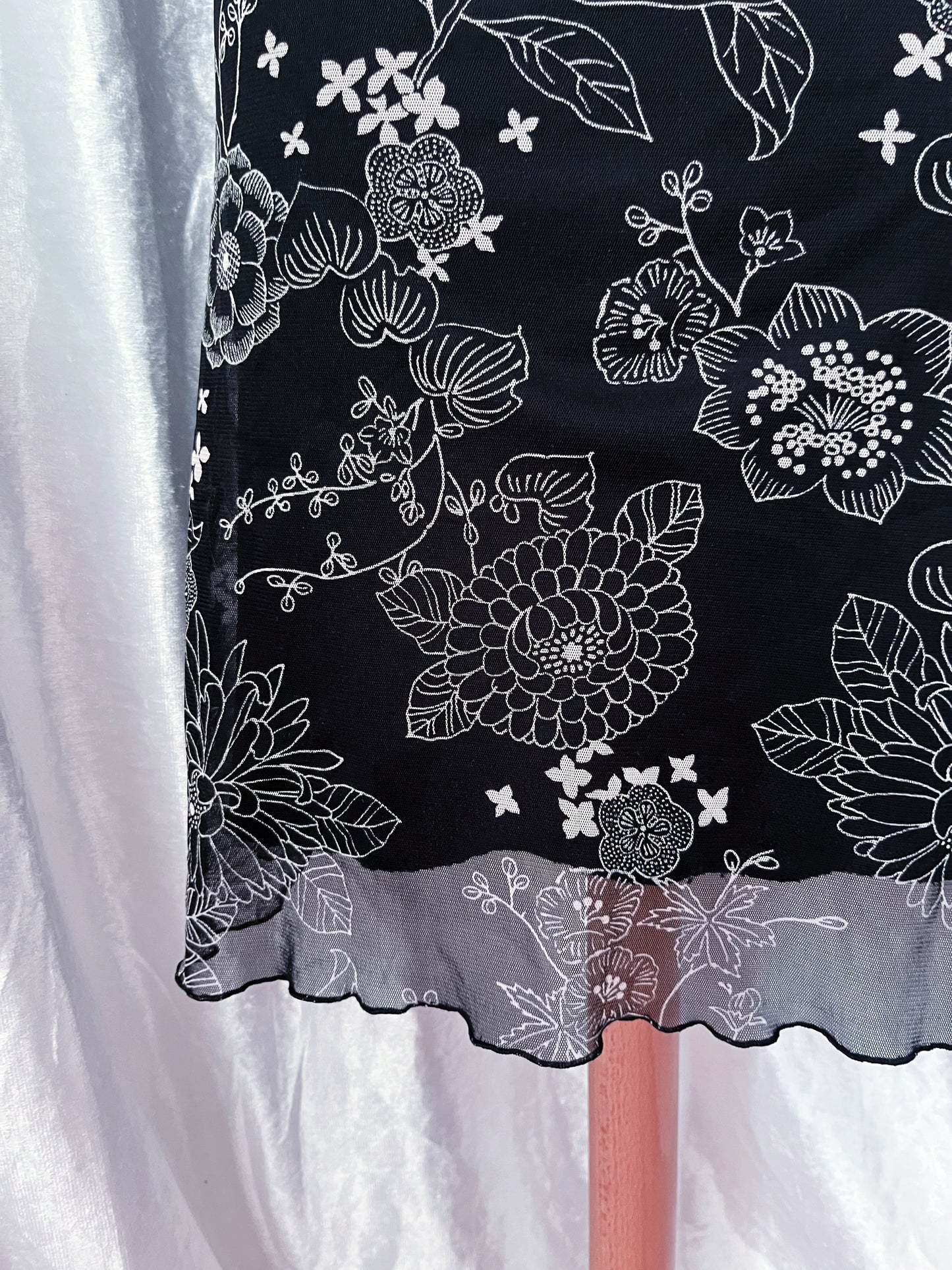 00’s Xanaka Qipao style mesh dress 🪷🍙