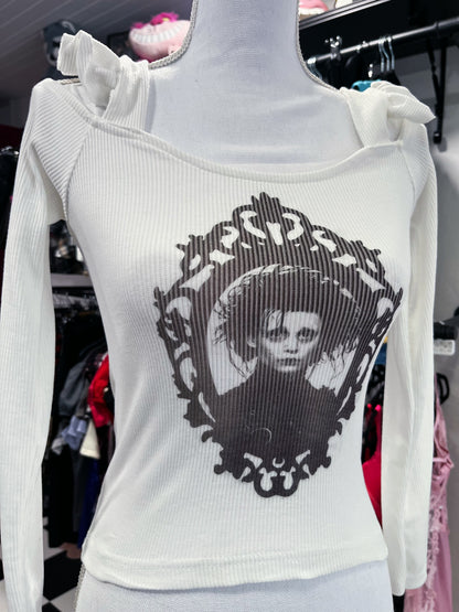Edward REWORKED white top ✂️