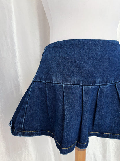 Extra mini denim skirt belt  🫧 perfect for layering