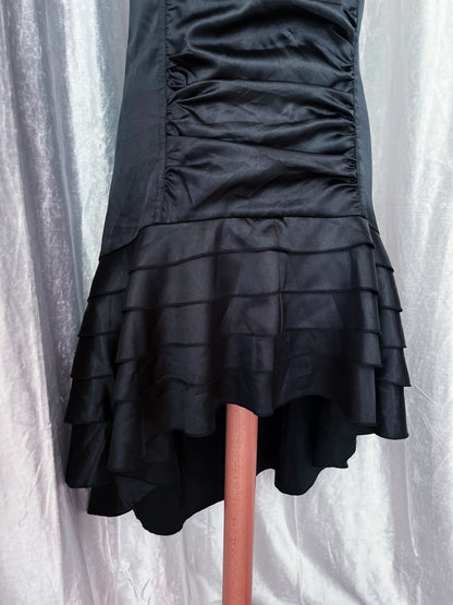 Beautiful witchy black saten dress 🦇