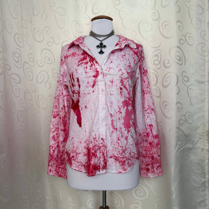 Iconic emo bloody shirt 🫀🩸🔪