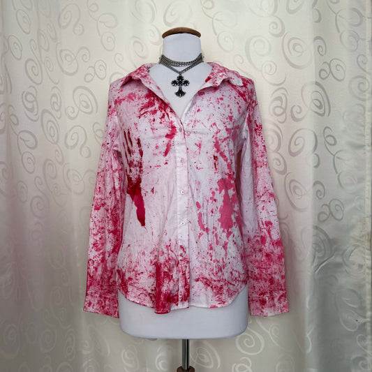 Iconic emo bloody shirt 🫀🩸🔪