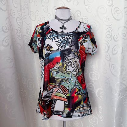 Twee anime mesh tee ❤️🍥