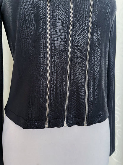 Alt snake print zip-up shirt 🐍