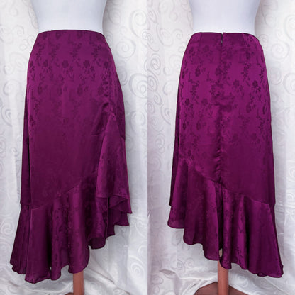 Whimsy fairy maxi magenta skirt with embossed details 🎀💕