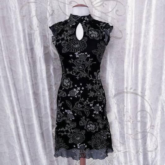 00’s Xanaka Qipao style mesh dress 🪷🍙