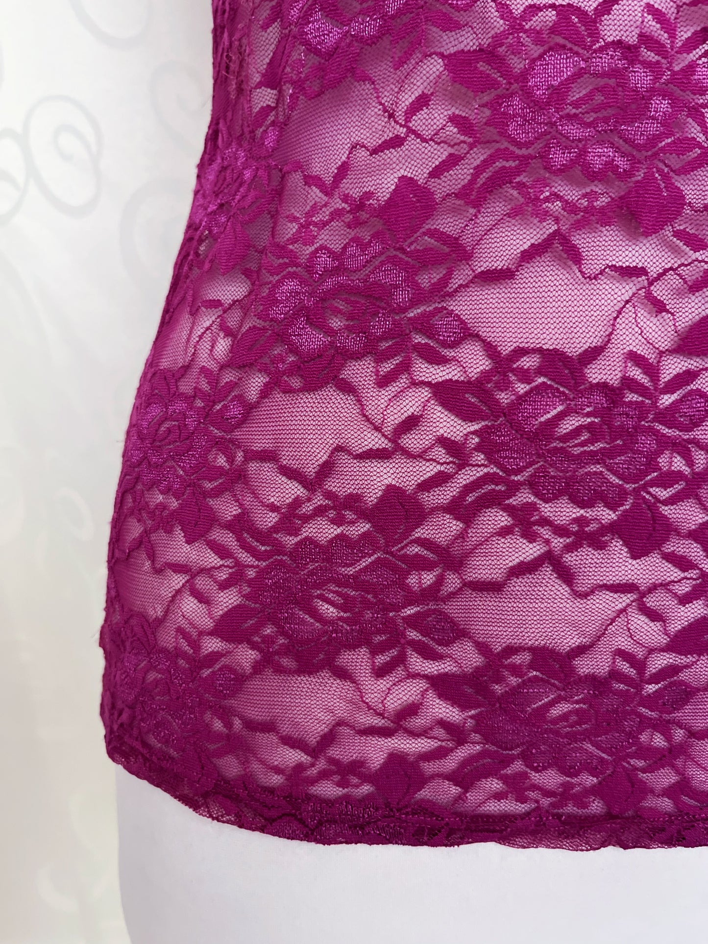 Fairy magenta see-through lacey top 💞🌀