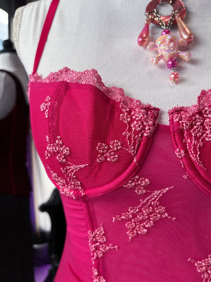 Modern whimsy fairy pink corset top 💞🦄