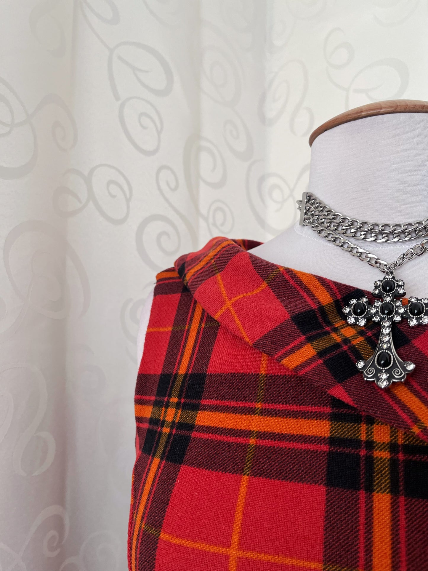 Alternative punk style tartan dress 🎸❤️