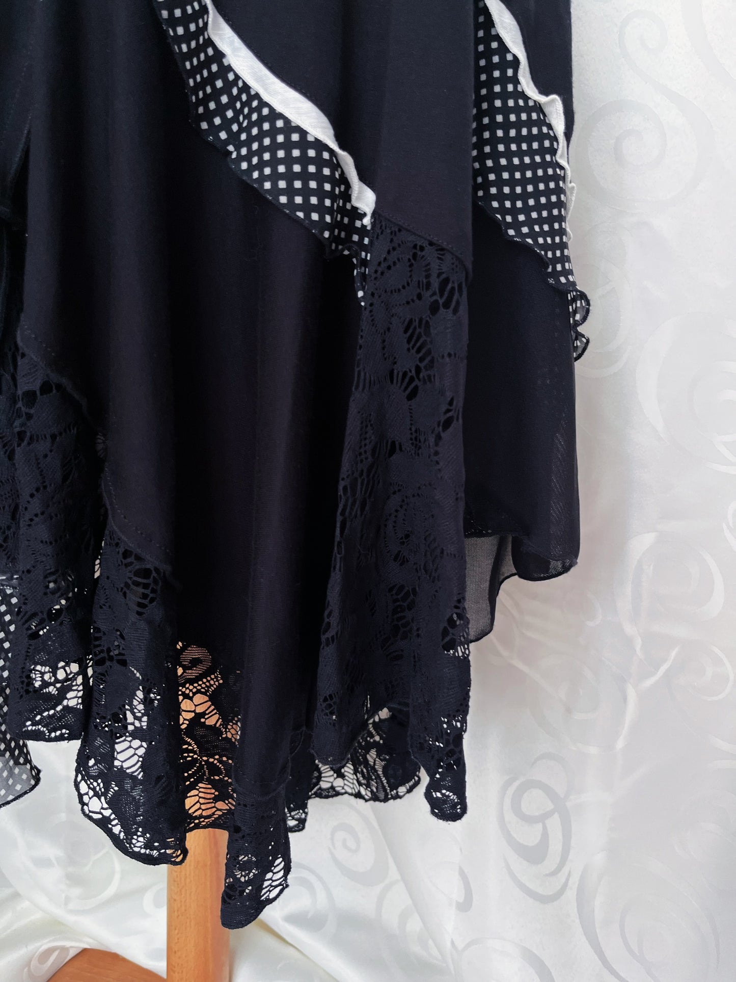 00’s Biba fairy polka asymmetrical skirt 🦋