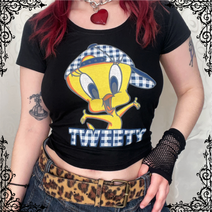 00’s Deadstock black Tweety baby tee 🐥