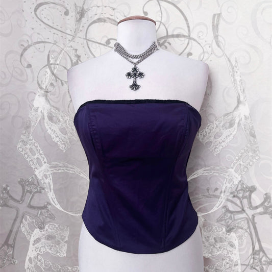00’s whimsy deadstock purple corset 💜🌀