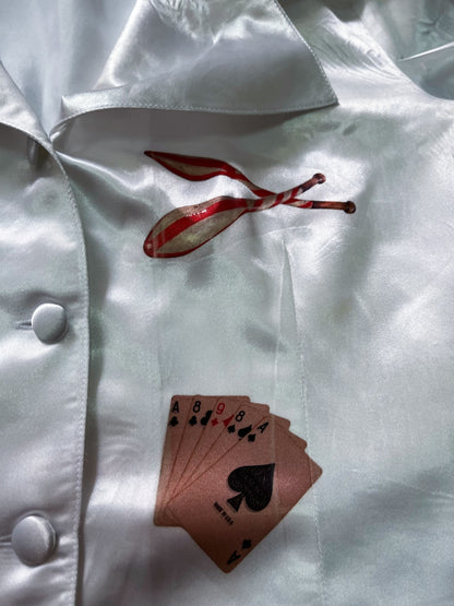 Into The Circus Reworked saten shirt ♦️🎪