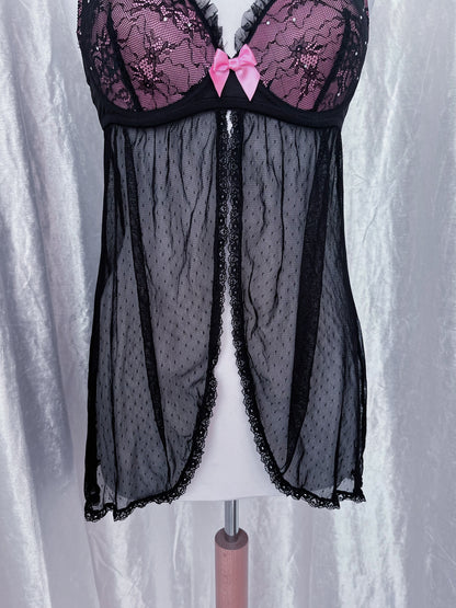 Fairy mesh & lace bustier top 🎀