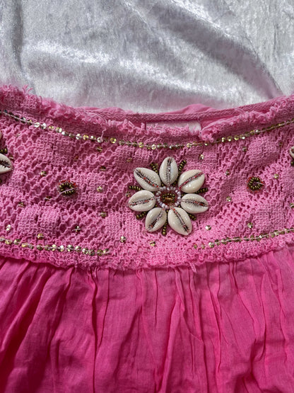 Fairy summer cotton pink skirt 💕