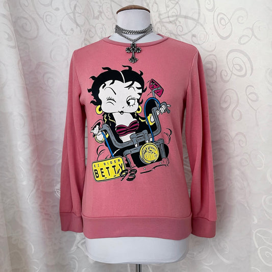 00’s Original BETTY BOOP racing sweatshirt 🏍️