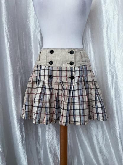 Cute dark academia x coquette linen skirt 📖📓