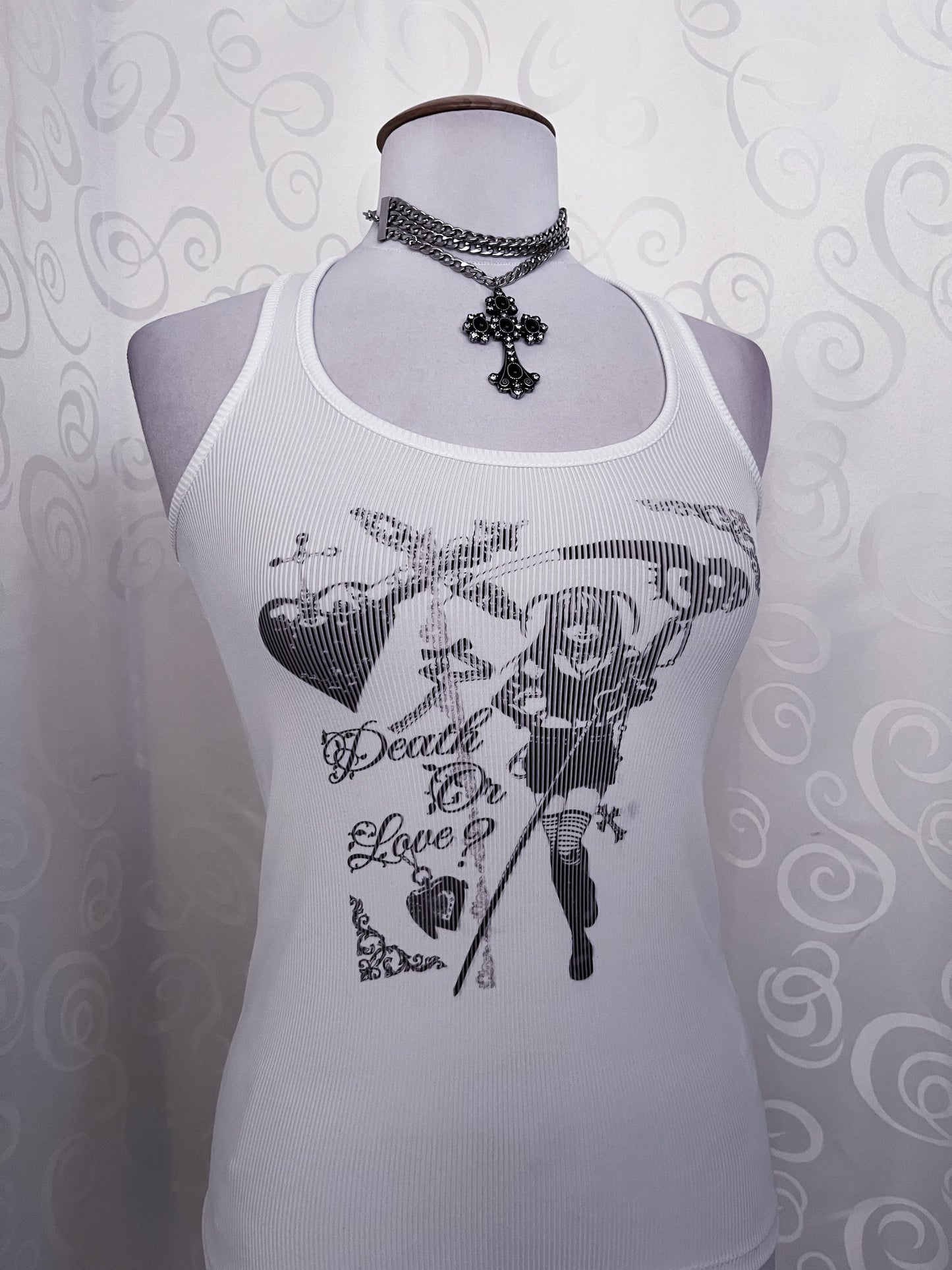 Death or Love REWORKED tank top 📓🥀