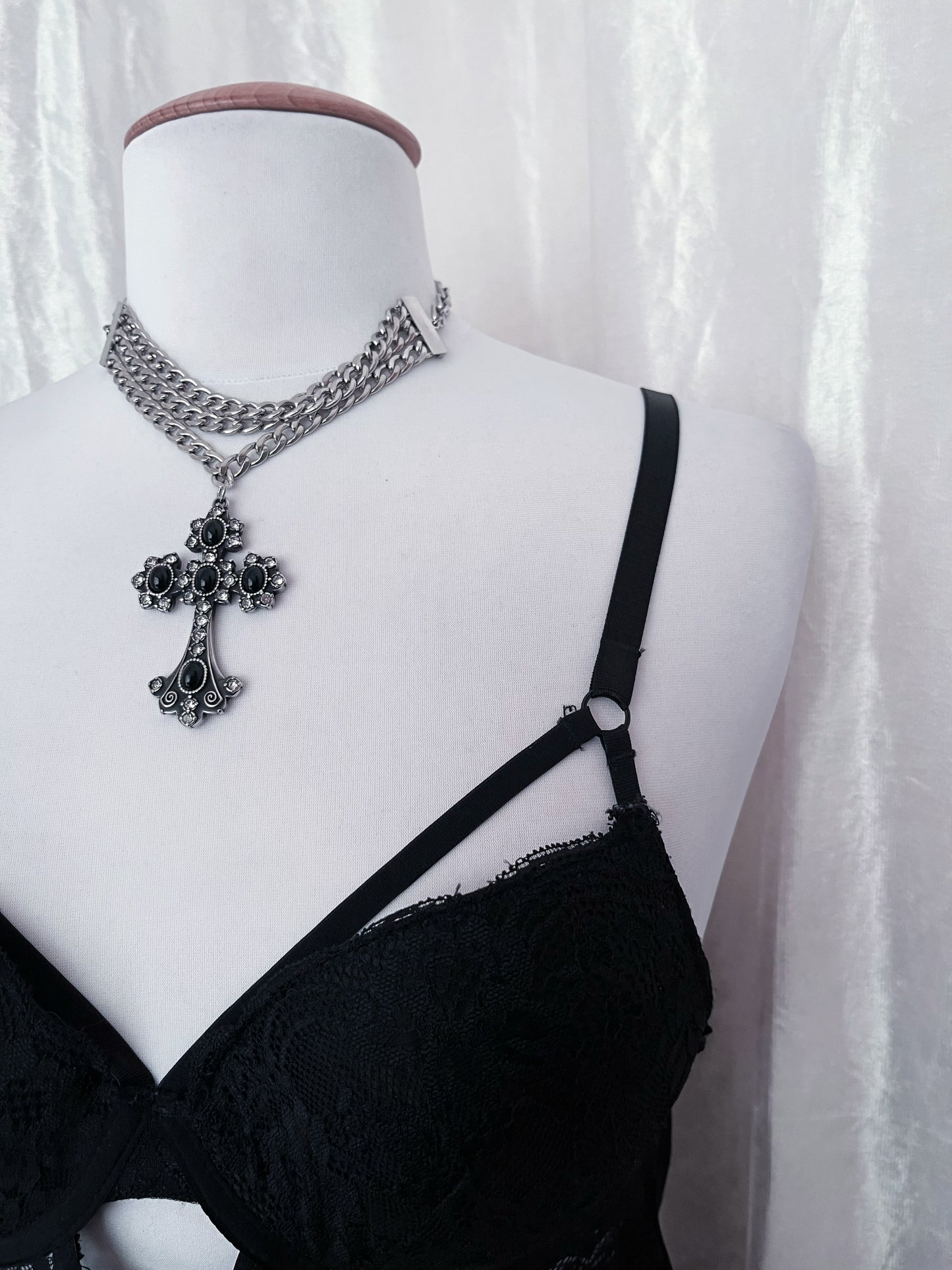 Gothic mesh babydoll 🖤🦇