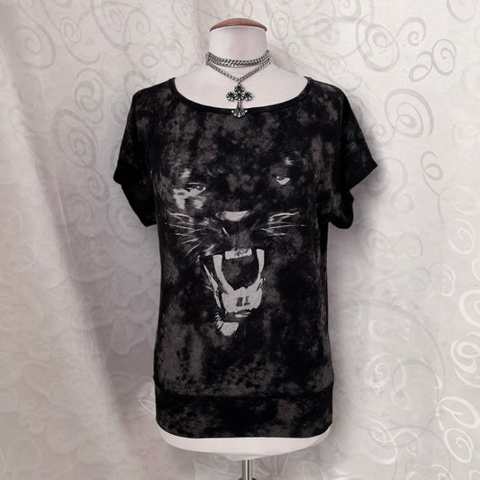 00’s Xdye Tie Dye panther tee 🐈‍⬛