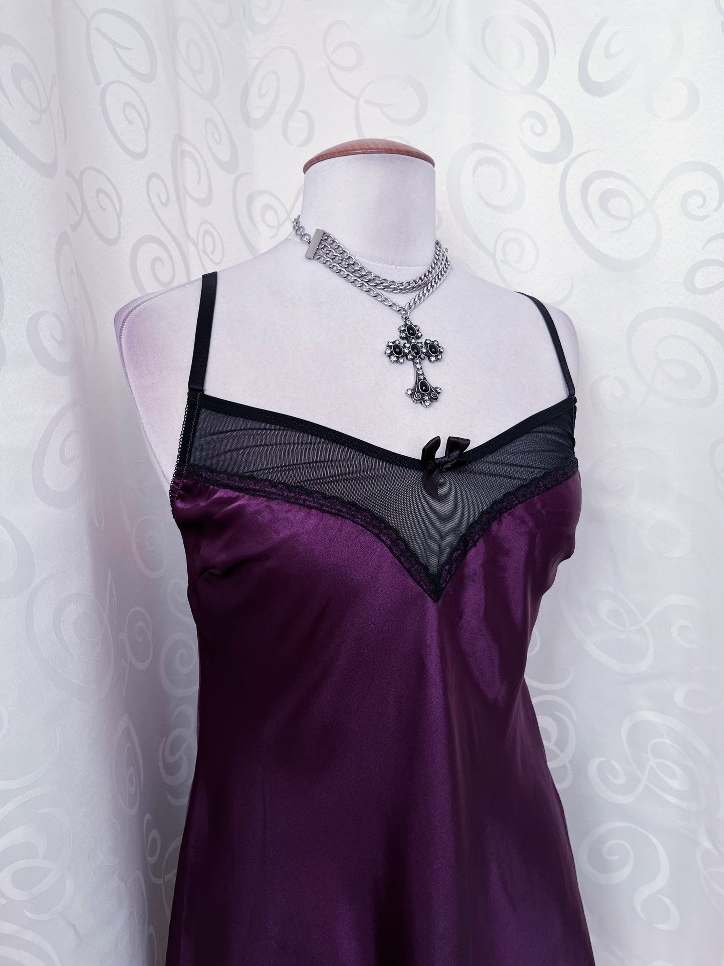 Whimsy dark purple lingerie nightgown 💜🗝