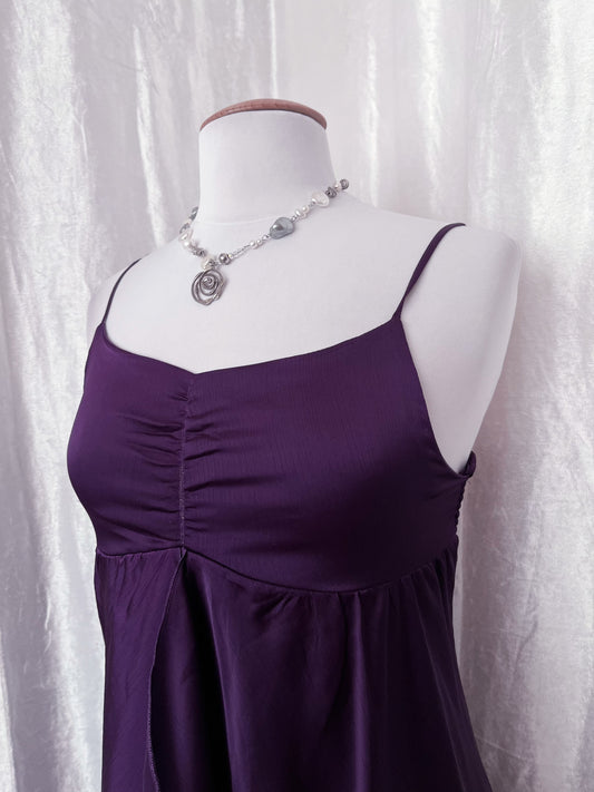 00’s whimsy fairy purple double-layered dress 🧚🏻‍♀️💜