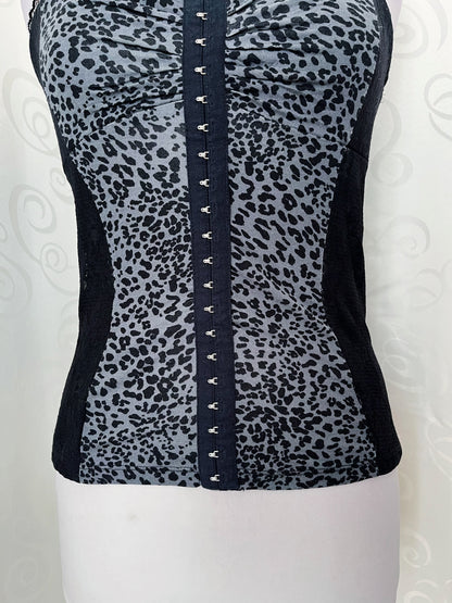 00’s Alt leopard & lace top 🐆🎸