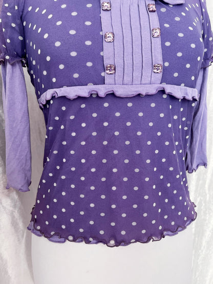 Cutest coquette polka dot top 💞