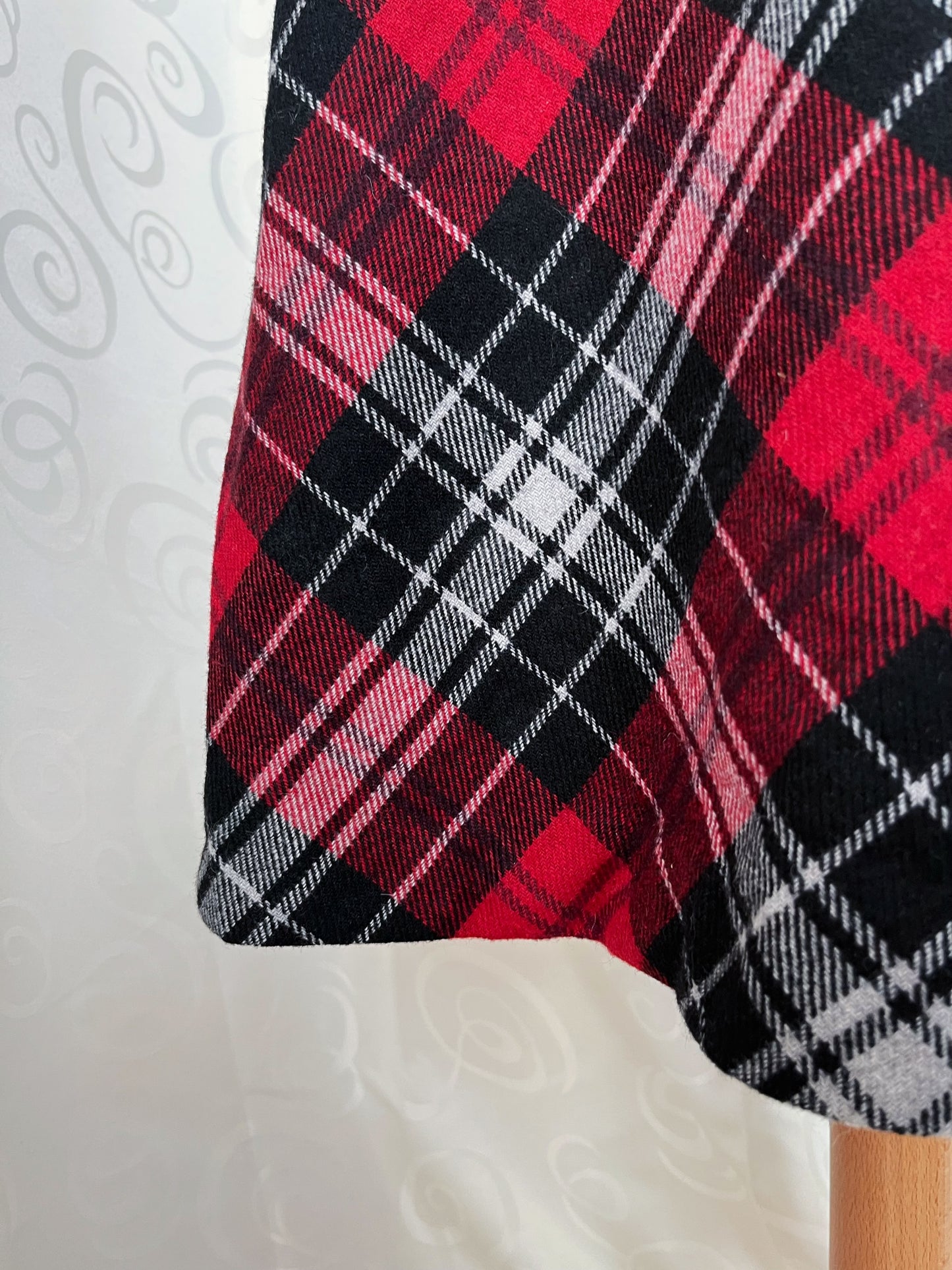 Alt Tartan wool & acrylic checked skirt ❤️🫶