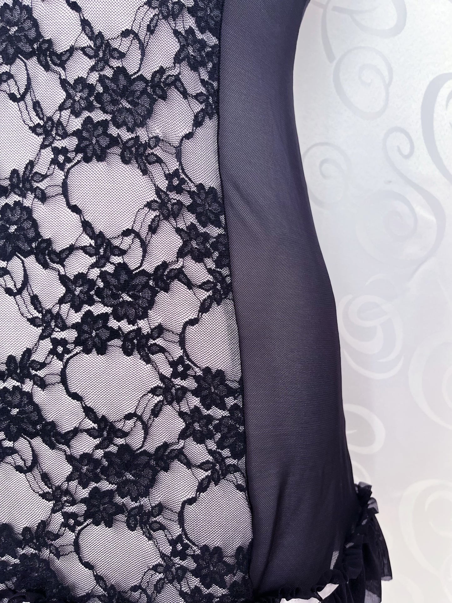 Dark coquette lilac & black nightgown 💜🌀