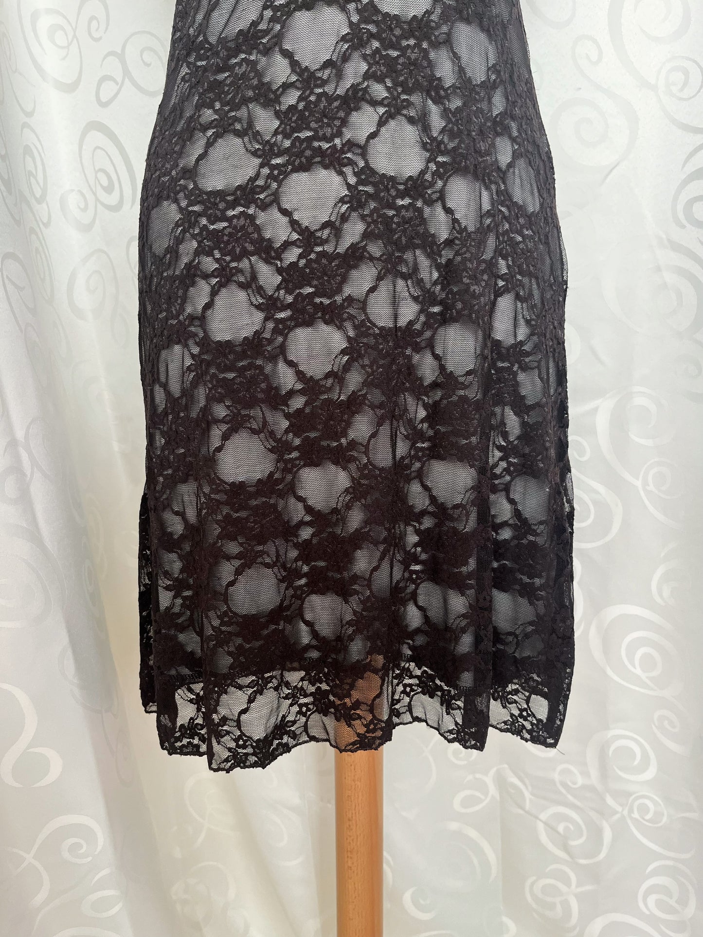 00’s deadstock brown fairy lace dress 🧚🏾🐌