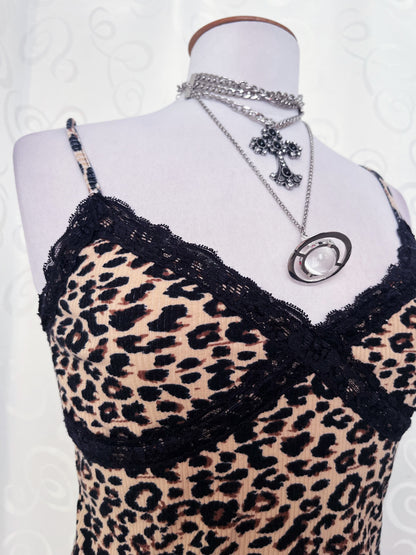 Alt leopard print Pimkie cami top 🐆🖤