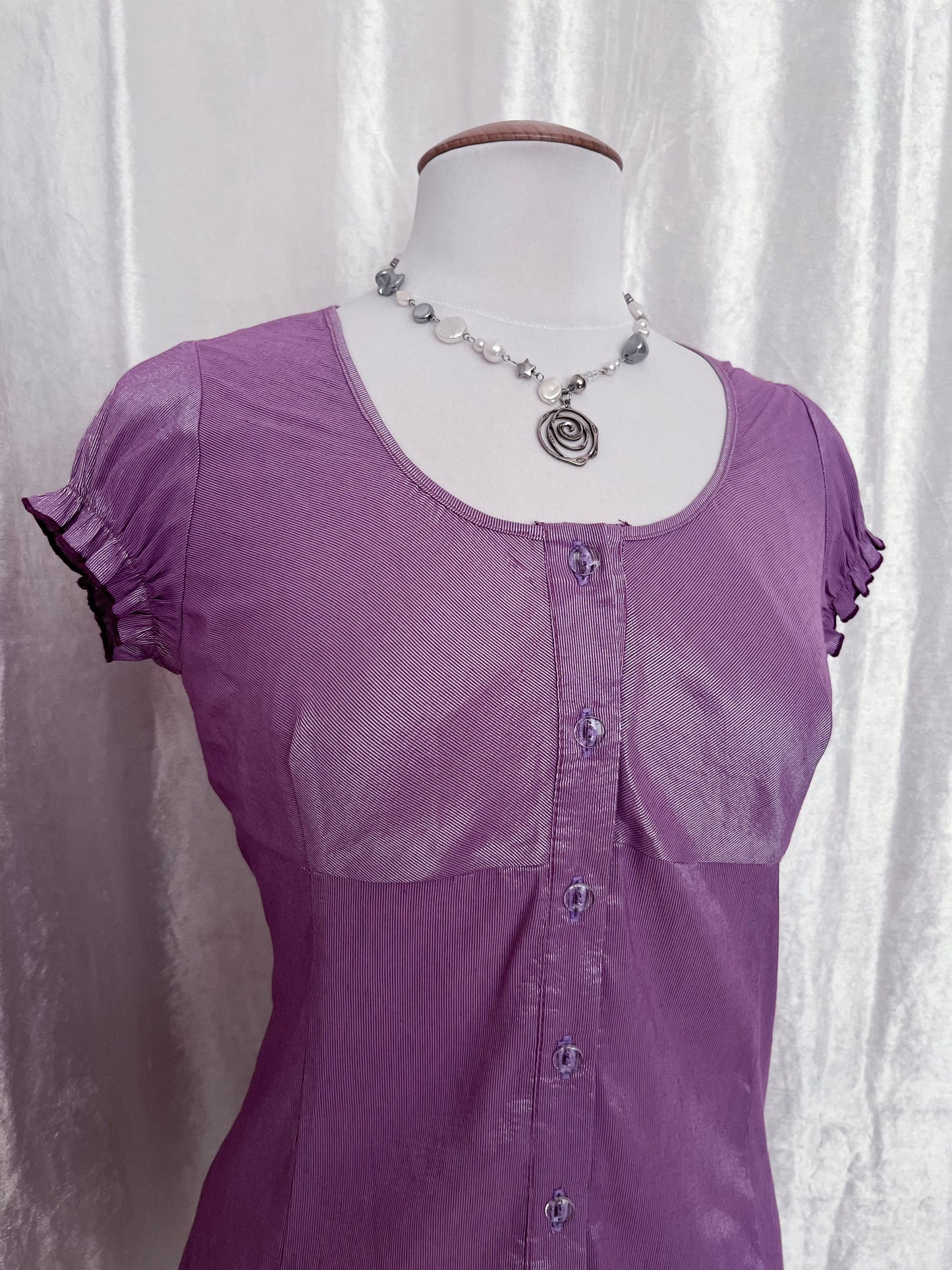 Fairy coquette lilac shirt 💜🎀