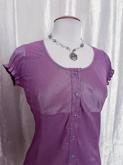 Fairy coquette lilac shirt 💜🎀