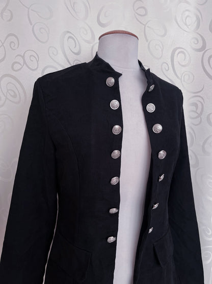 Gothic Black Parade military open blazer 🕷️🕸️