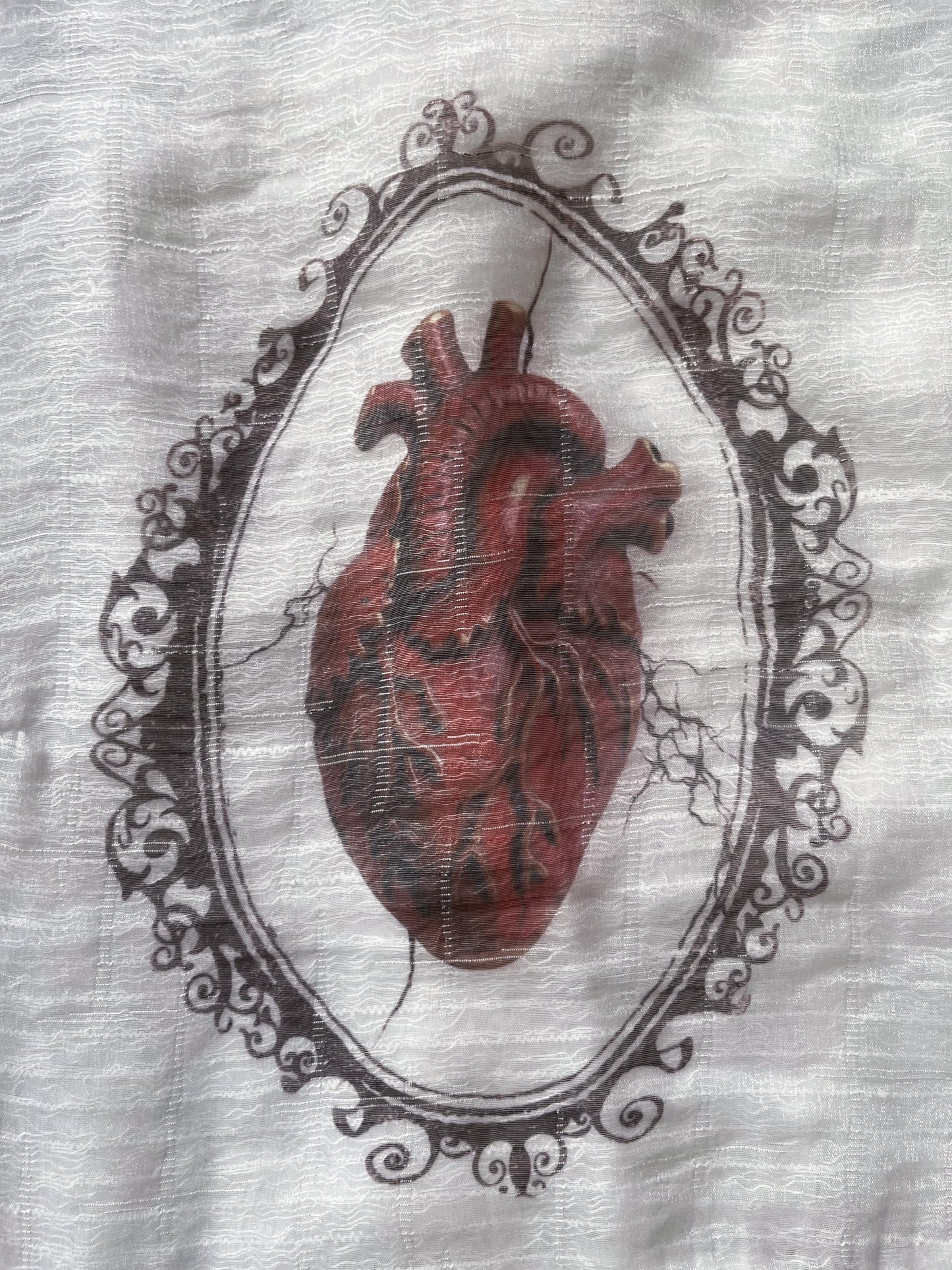 Beating Heart REWORKED white dress 🫀🍪